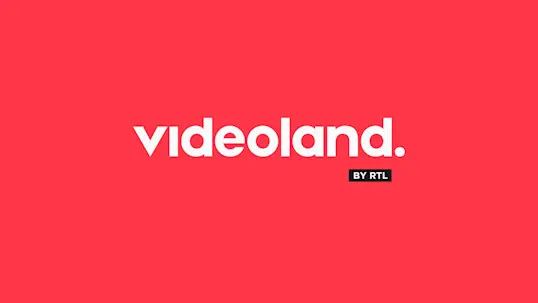 Logo Videoland op rode achtergrond